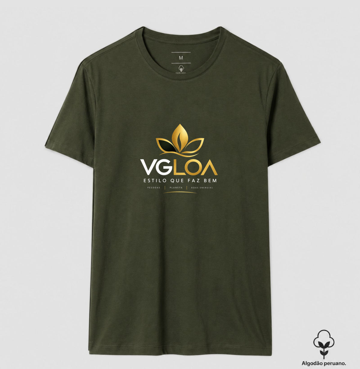 Camiseta VGLOA Feminina e Masculina – Energia Positiva