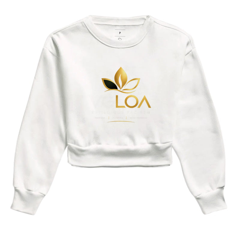 Moletom Cropped Feminino VGLOA – Estilo que Faz Bem