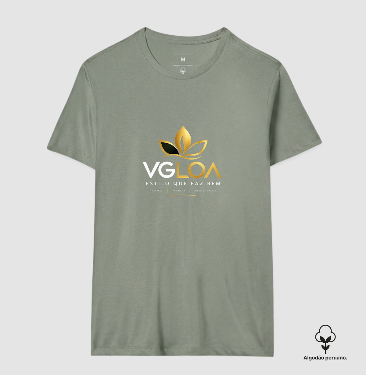 Camiseta VGLOA Feminina e Masculina – Energia Positiva