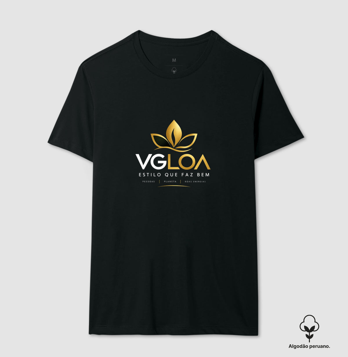 Camiseta VGLOA Feminina e Masculina – Energia Positiva