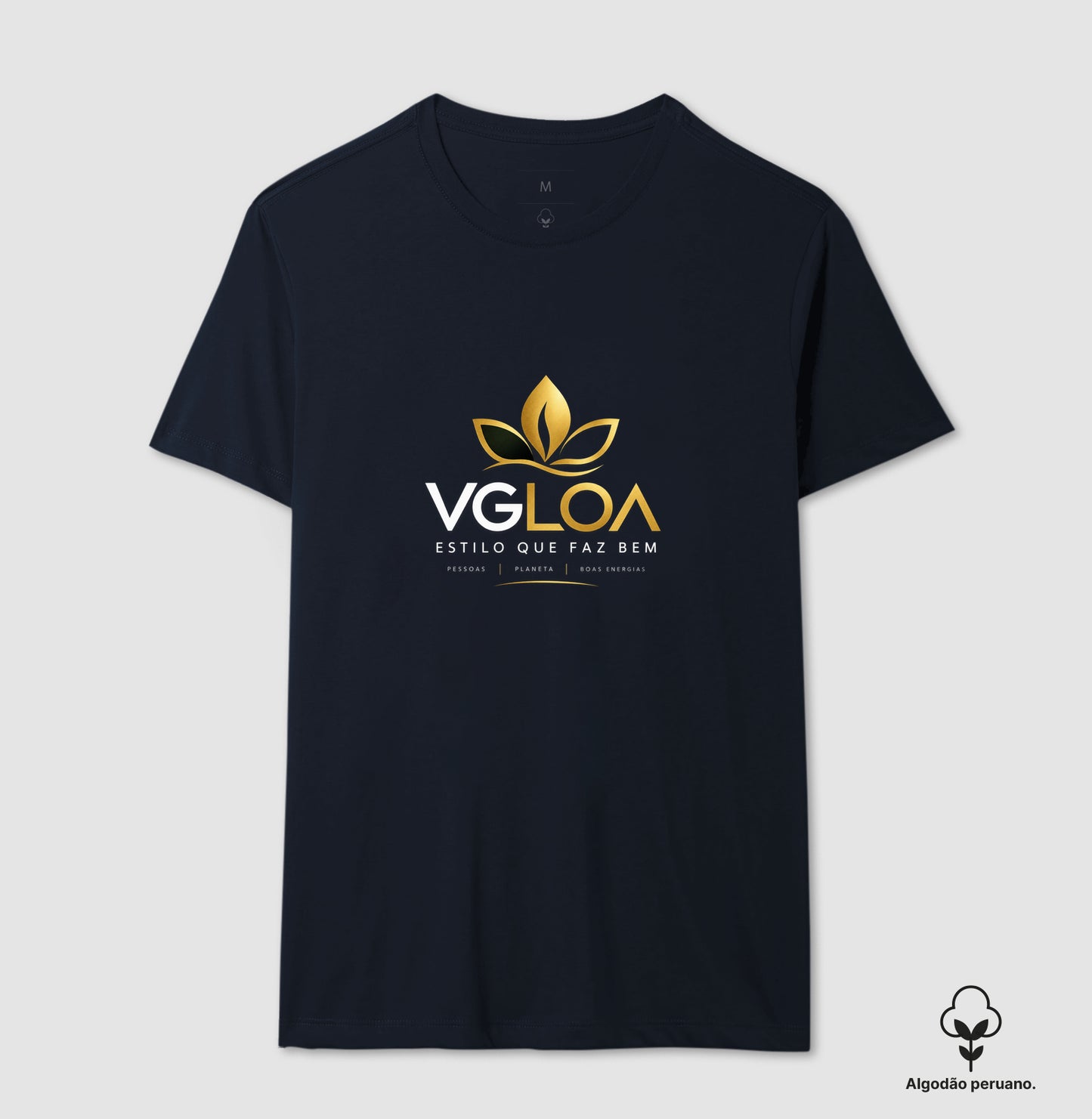 Camiseta VGLOA Feminina e Masculina – Energia Positiva
