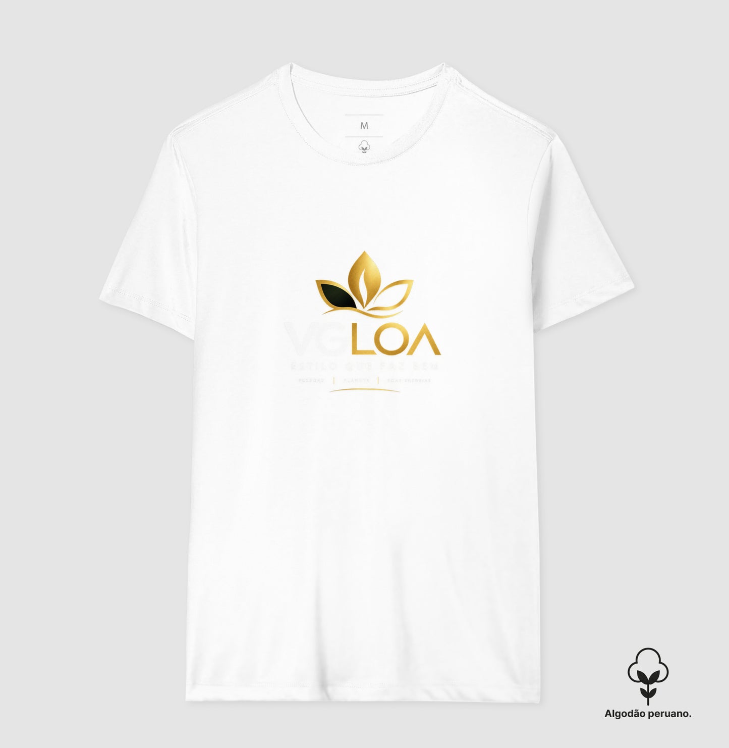 Camiseta VGLOA Feminina e Masculina – Energia Positiva